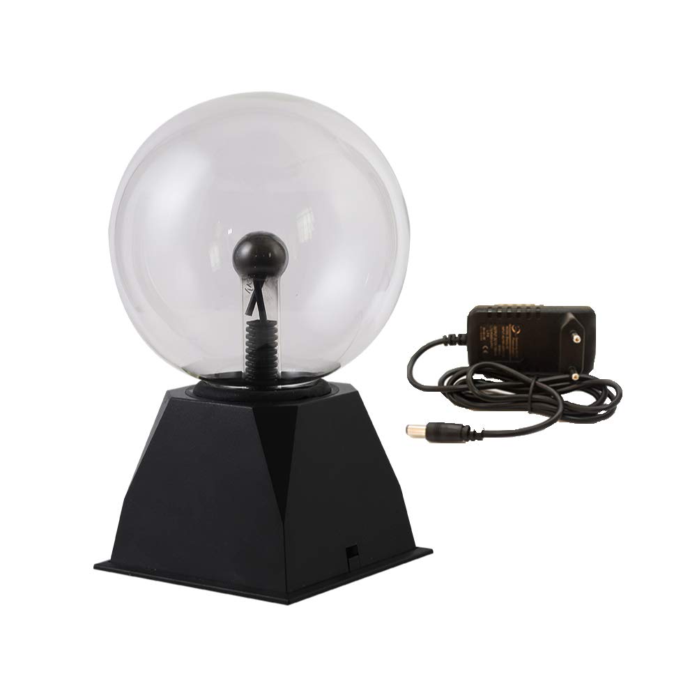 Sfera al Plasma, lampada plasma 5'', Ionica a Sfera Sensibile al Tocco 12cm, Luce Rossa Novità Luci Notturne
