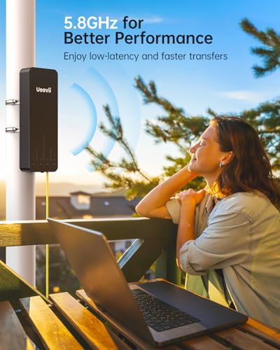 Image of UeeVii 5.8GHz Wireless Bridge Point to Point Outdoor