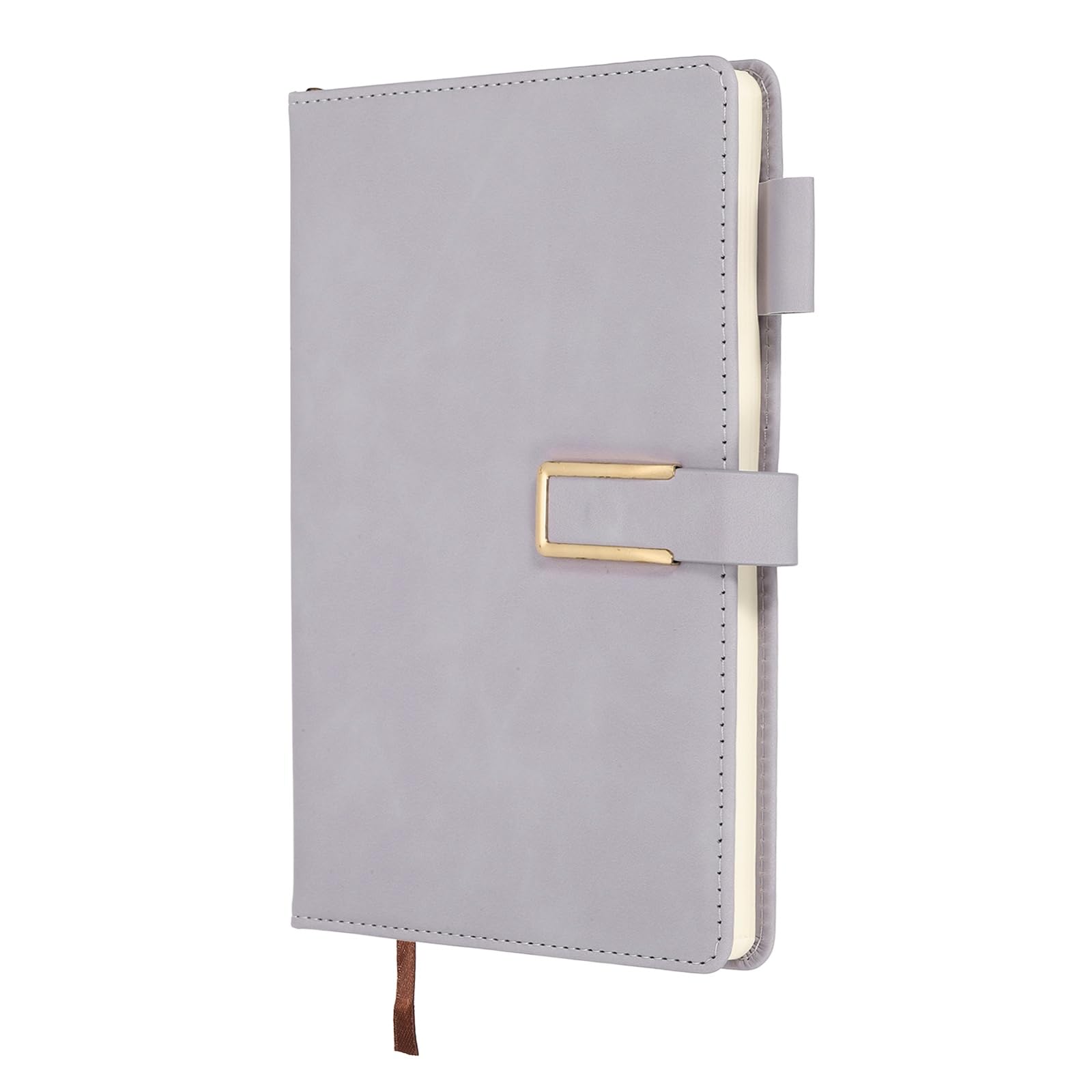 PATIKIL Lined Journal Notebook Magnetic 8.3" x 5.7" A5 100 Pages 80 GSM, Purple
