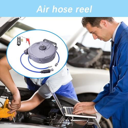 Carretes de rebobinado automático resistente con manguera retráctil de 15m 5