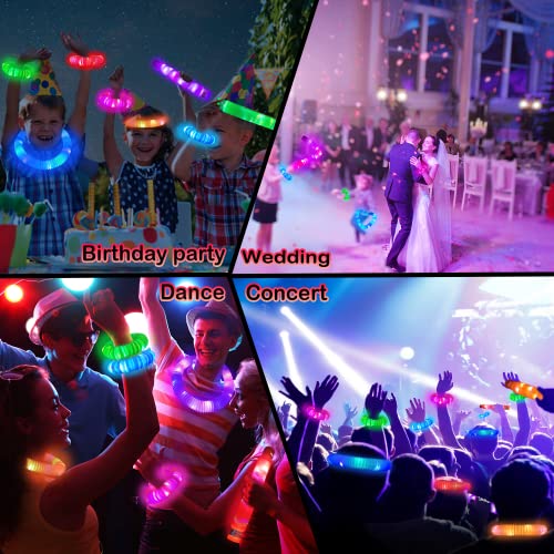 Kannove KNND101 Halloween Glow Sticks Party Pack 12Pcs-Glow In Dark Party Favor Supplies For Kids,Halloween Light Up Glow Necklaces Bracelets Accessories thumb #5