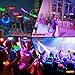24 PCS Light Up Party Favors Supplies for Kids 4-8-12,Bulk Glow Sticks Bracelet Necklace Accessories for Toddlers,Birthday Treat Return Gifts,Valentines Mardi Gras Goodie Bag Stuffers for Boys Girls
