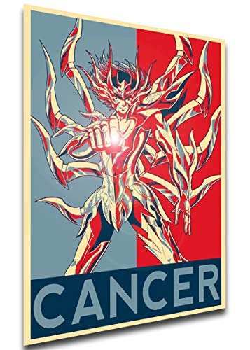 Instabuy Poster Propaganda - Saint Seiya - Cancer Deathmask Variant 01 - LL0682 A3 42x30cm