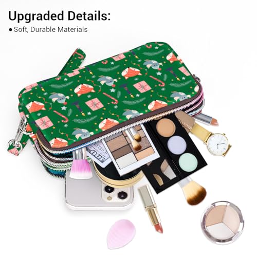 Image of BIAOTIE Large Capacity Wristlet Wallet - Women Printed Nylon Waterproof Handbag Clutch Purse