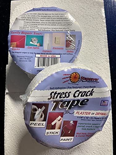 Stepsaver Products Self Adhesive Stress Crack Tape (1.25'' X 12' Textured Roll) Item 7012 #TOP2