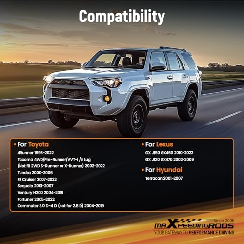 maXpeedingrods 1″ 6x5.5 Wheel Spacers for Toyota Tacoma Tundra 4Runner by maXpeedingrods - Used condition - US$63.69