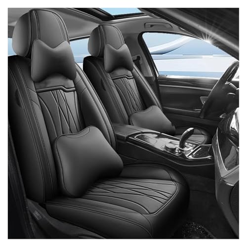 Housses de siège auto VW Polo intérieur cuir noir pour voyage famille