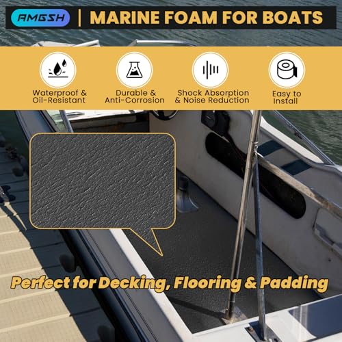 Image of Sponge Neoprene with Adhesive Foam Rubber Sheet, 1 /4 inch T x 12 inch W x 54 inch L, 4.5 Sqft for Weatherproofing,Gasket Seals, Crafts,Soundproof Padding, Vibration Dampening, Aquarium Leveling Mat
