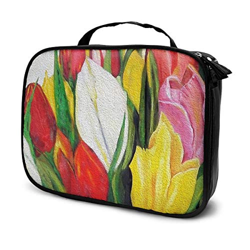 Preisvergleich Produktbild Kosmetiktasche, helle Nelken, Aufbewahrungstasche, tragbar, multifunktional, geeignet für Sport, Fitnessstudio, Yoga, Strand, Baden