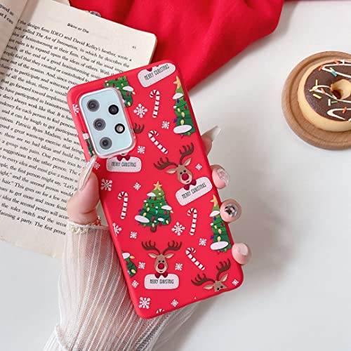 Coque Samsung A53 5G silicone rouge housse de protection légère