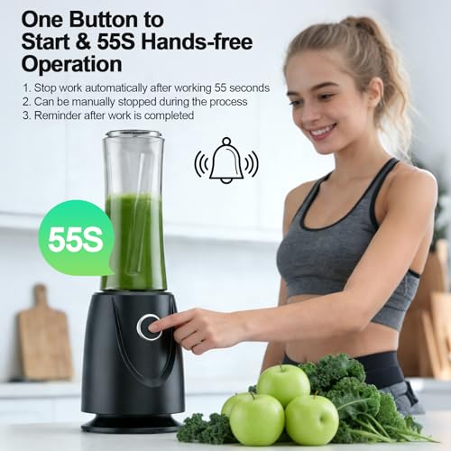 OMMO Personal Blender, 500Watt Smoothie Blender, Shakes & Juices