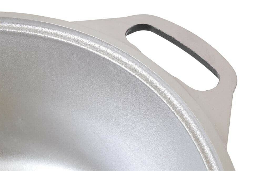 Kukmara Kochtopf 6 Liter Aluguss Kazan - Kasan - Schmortopf/Dekorative Außenbeschichtung Schwarz