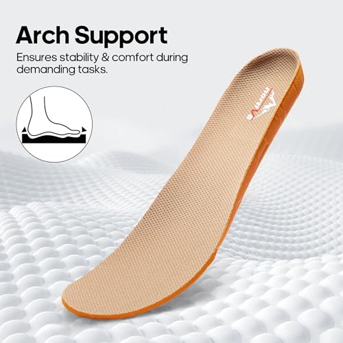 NORTIV 8 Men's Waterproof Tactical Work Winter Boots Cushion Sole Lightweight Leather Non-Slip Combat Boots with Arch Support for Military Motorcycle Hiking HydroRange,Size 10,Sand,NMUMMT2502