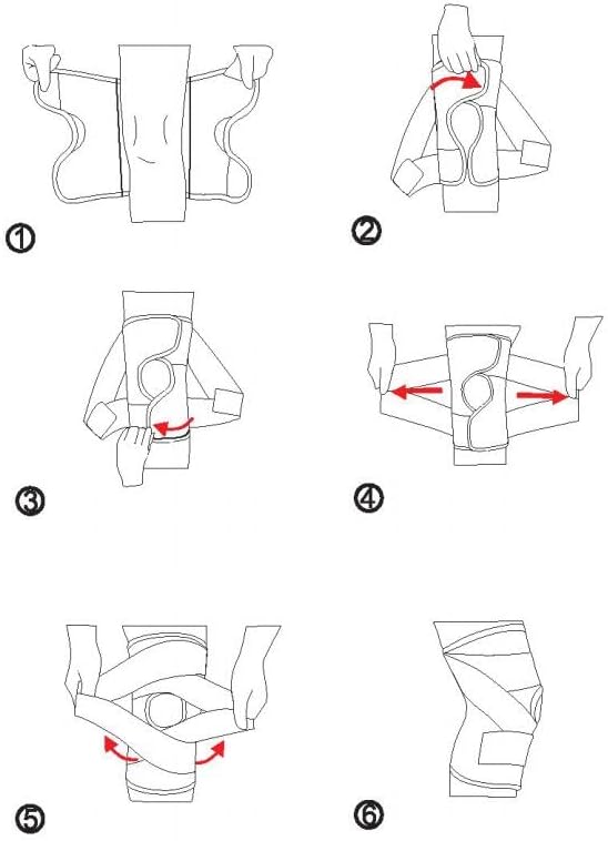 NEENCA Knee Brace for Knee Pain, Compression Knee Support with Air Mesh Fabric, Adjustable Knee Wrap with Side Stabilizers, Ultra-Soft Bandage for Sports, Running, Meniscus Tear, ACL, Arthritis Relief - Image 7