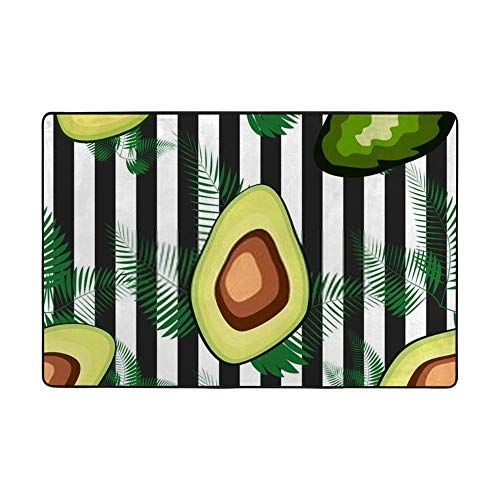 Tapis de salon avocat Ruchen en velours corail pour réchauffer un sol froid - 2