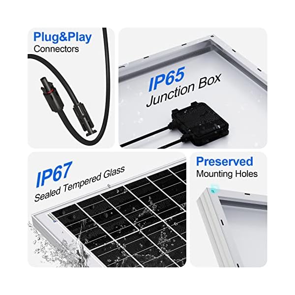 ECO-WORTHY 200 300 400 500 600W solarpanel – Bild 5