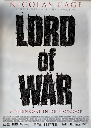 Affiche cinéma Lord of War 70X100 cm pour habiller grand mur blanc salon