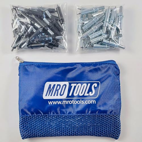 25 5/32 & 25 3/32 Zephyr Kwik-Lok Cleco Fasteners w/Carry Bag (KZ3S50-6)
