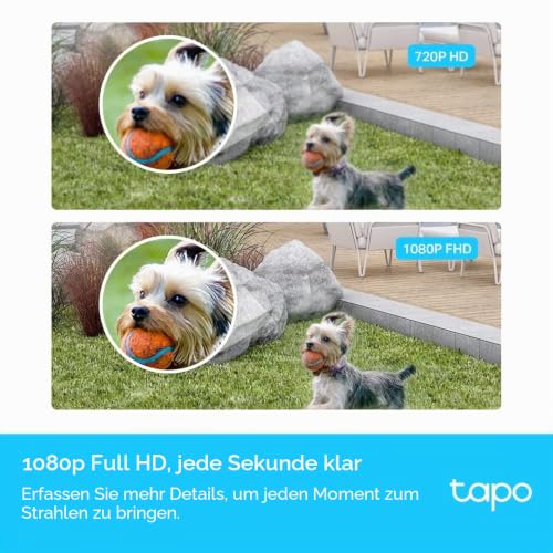 Tapo TP-Link C400S2 Akku Wi-Fi-Kamera für den Außenbereich, 1080p, hohe Definition, vollständiges Sicherheitssystem mit 2 Kameras… – Ansicht 3