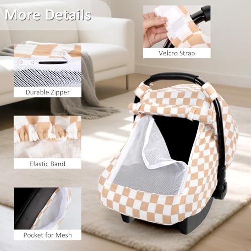 Funda y cojín para asiento de auto bebé DILIMI miniatura 7