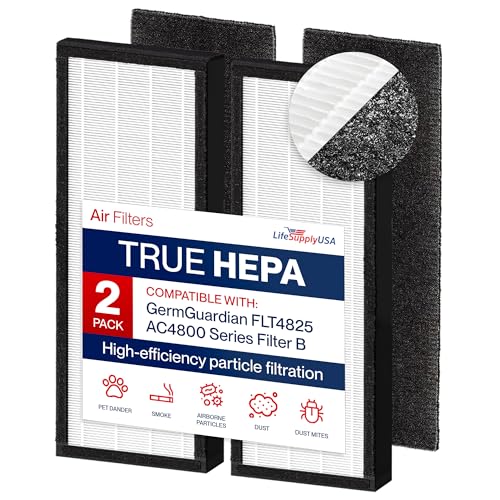 FLT4825 Filter B HEPA Carbon for GermGuardian AC4825 AC4300 AC4900 AC4850 AC4800