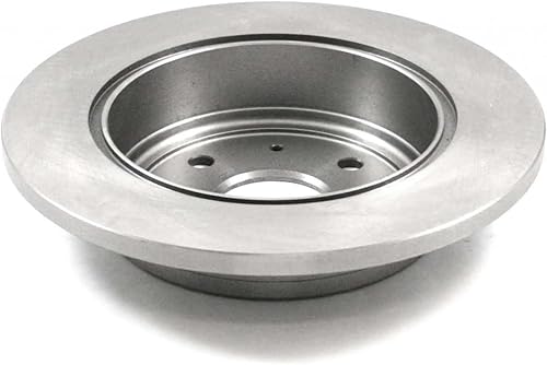 Miniatura 2 de For Chevy Epica 2004 2005 2006 Disc Brake Rotor  Rear  4 Bolt Hole  Cast Iron  Full Cast  Drum-In-Hat  Solid  2.36 Inch Center Hole Diameter  0.39