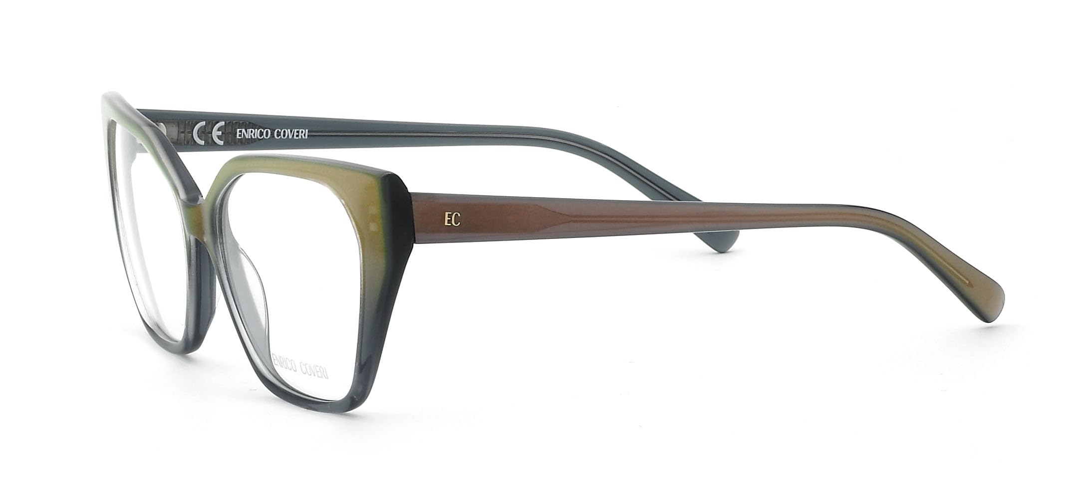 Enrico Coveri Okulary korekcyjne ECV137 damskie oprawki, Różowy