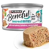 Purina Beneful Small Breed Wet Dog Food, IncrediBites Loaf With Real Salmon Recipe - (Pack of 12) 3 oz. Cans