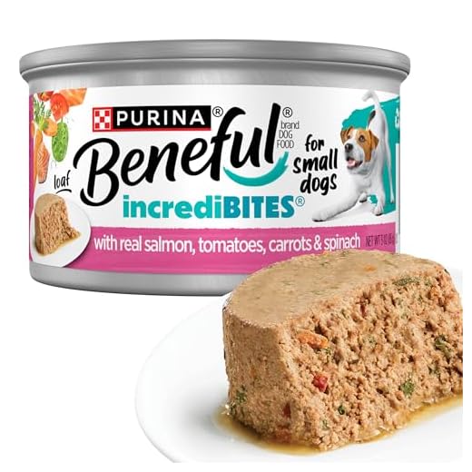 Purina Beneful Small Breed Wet Dog Food, IncrediBites Loaf With Real Salmon Recipe - (Pack of 12) 3 oz. Cans