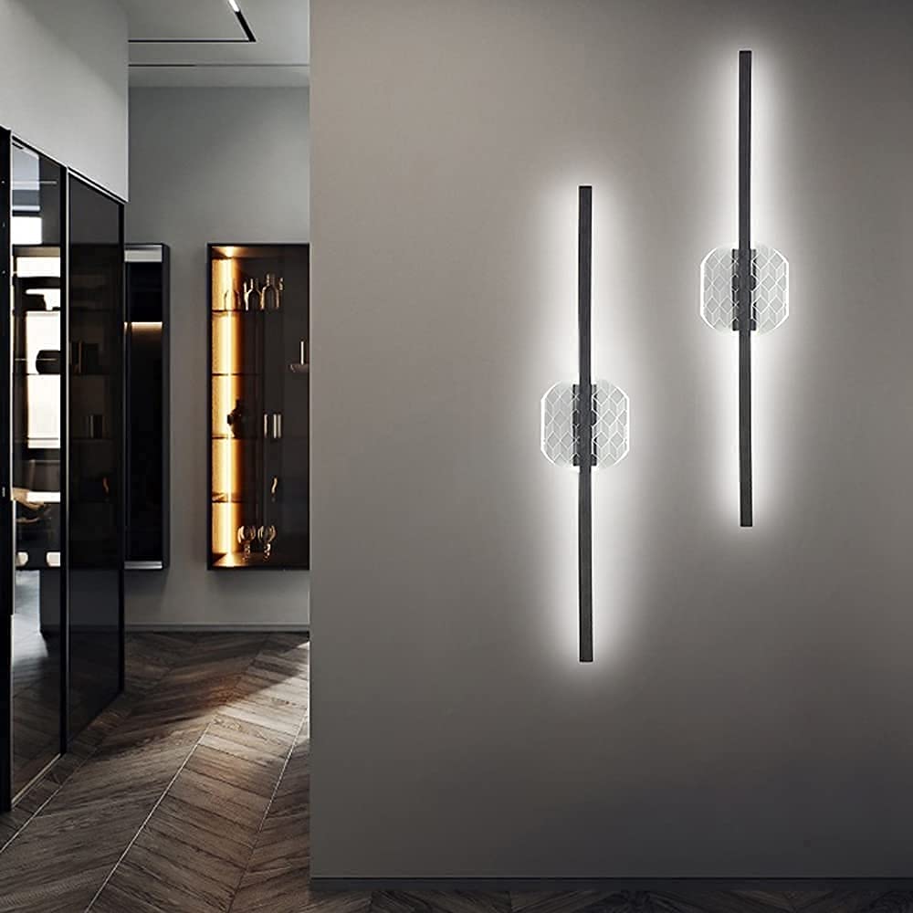 Lampa ścienna z lustrem łazienkowym Nowoczesne światło przednie z lustrem LED, lampy lustrzane z trybami 3 kolorów IP44 Wodoodporne i przeciwmgielne Kinkiety łazienkowe