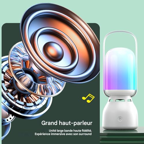 Lampe de Table Extérieure avec Haut-Parleur pour Soirée Jardin - 6