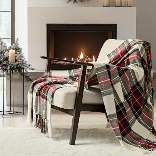 Tartan or Paisley Throw Blankets