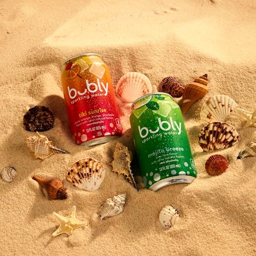 Image of Bubly Sparkling Water, Mojito Breeze, 12 Fl Oz x 8 Count