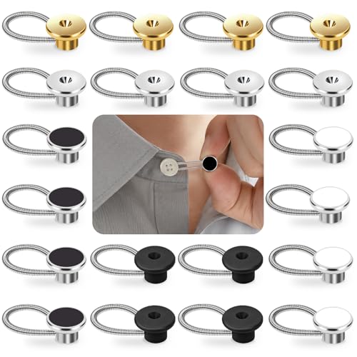 Arskivrov 20 Pcs Collar Extenders for Men's Shirts