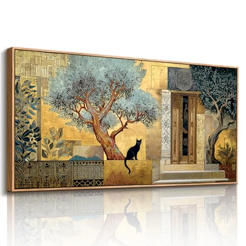 imjiayu Large Framed Wall Art, Vintage Landscape Wall Art, Unique
