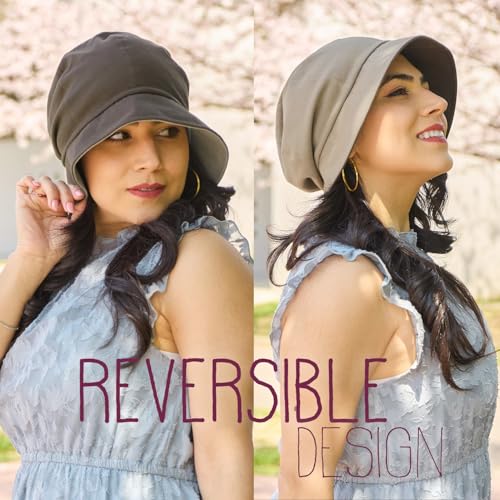 Gorro reversible de algodón orgánico para mujer miniatura 2