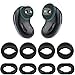 sciuU [4 Paires Ear Wing Tips, Silicone Rembourrage Compatible avec Samsung Galaxy Buds Live 2020 Earbuds Écouteurs, Couvre-Oreilles Antidérapant Anti-Perte de Remplacement, Noir