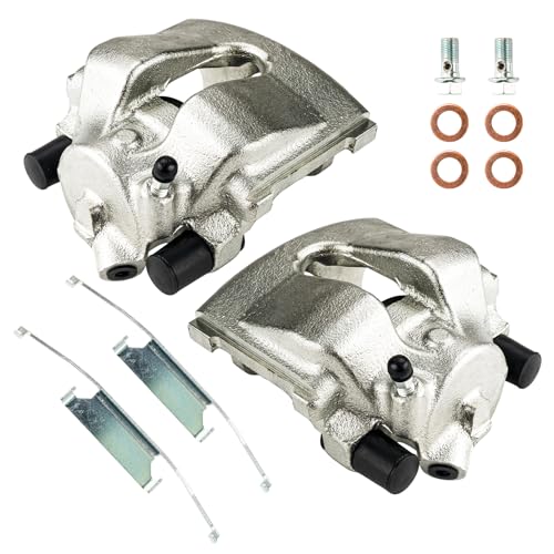 Image of KAX Front Brake Caliper 191618+191619 Compatible For 325i 1992-1995 2001-2005, Z3 1997-2002, 325Ci 2001-2006, 325xi 2001-2005, 328i 1996-2000, Z4 2003-2007, 323i 1998-2000, 318i 1992-1998, 323Ci 2000