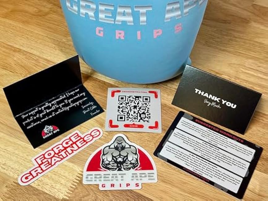 Grip Strength Trainer, Hand Strengthener, Forearm Strengthener, Hand Workout, Forearm Trainer, Grip Workout, Wrist Training, Finger Exercise, Hand Grip Strengthener, Grip Trainer, Grip Exercise, Increase Grip Strength, Great Ape Grips Baby Blue