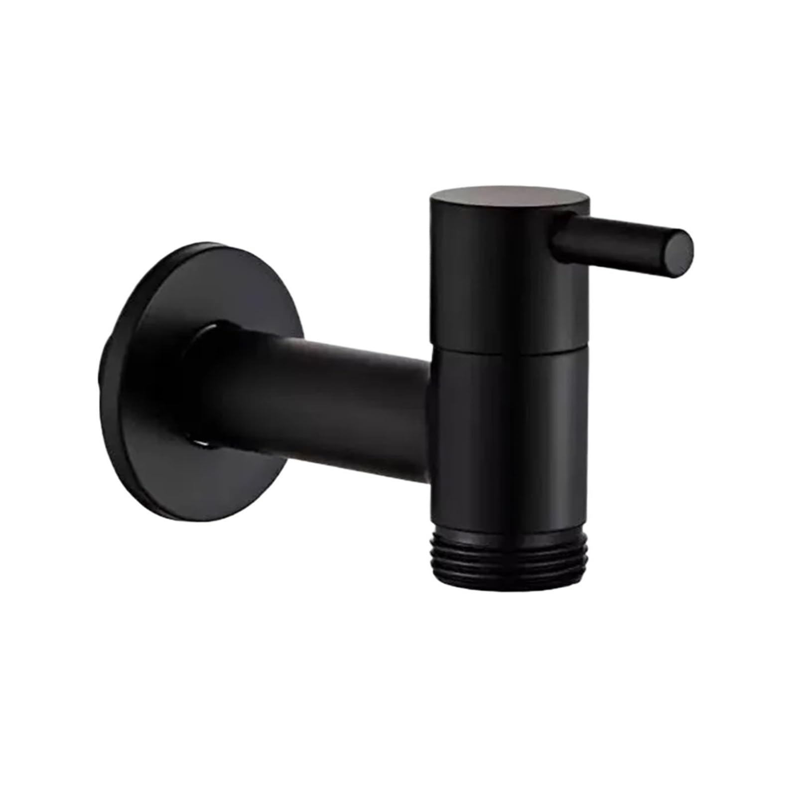 Garden Taps Black Brass Single Cold Tap Wall Mounted Bathroom Faucet for Washing Machine Toilet Mop Pool Outdoor Garden Bibcock(Color8)