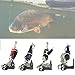 JTLB Fishing Illuminated bobbins carp Fishing 22×17×6 4 pcs Outdoor Portable Fishing Rod Illuminated Fish bite Indicator