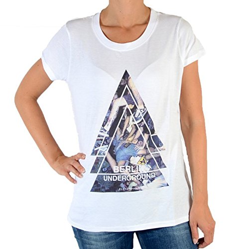 Eleven Paris - Berlin - t-Shirt - à Logo - Femme - Blanc (White) - s