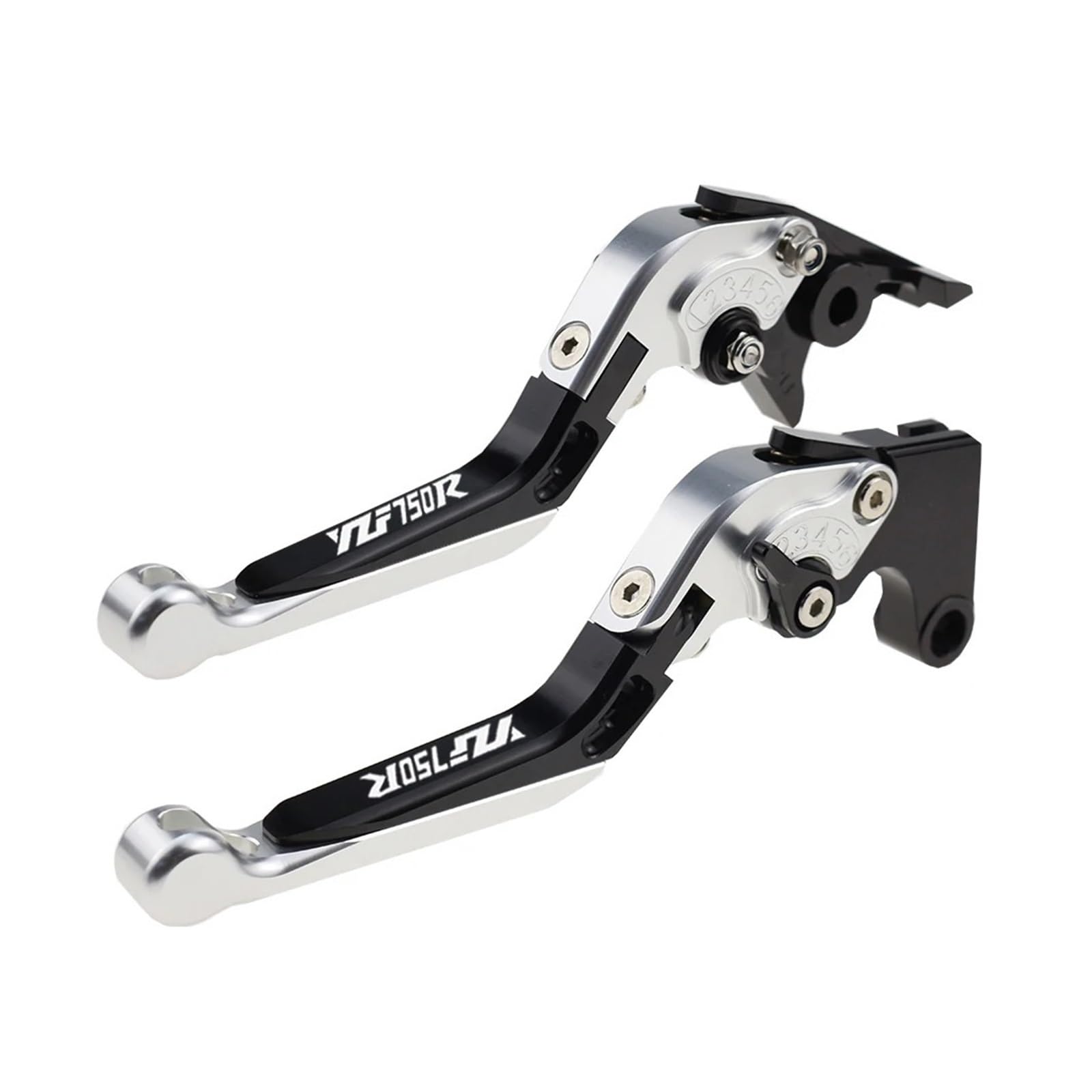Yxbswbjd 10 Aluminum Alloy Folding Brake Lever For Yzf750r Motorcycle Folding Extendable Brake Clutch Levers