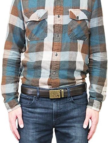 Mission Belt Men's Leather Ratchet Belt, 40mm Metal Collection - Image 2
