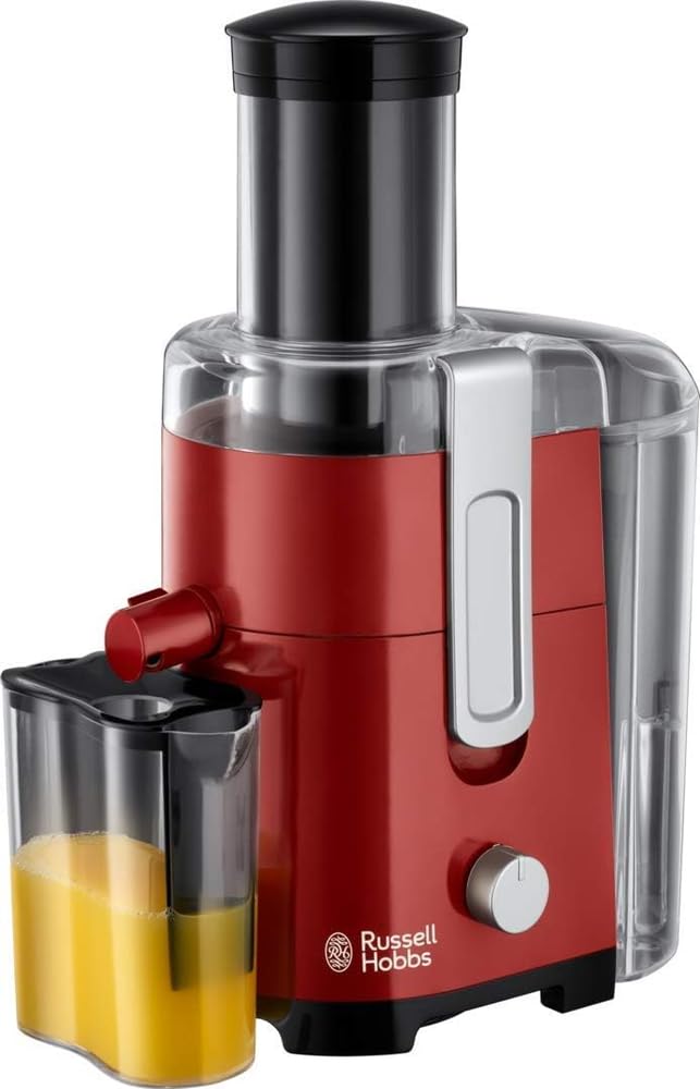 Russell Hobbs 24740-56 Licuadora con 2 piezas lavables, 2 Velocidades, Libre de BPA, Color Rojo/Negro, 750 ml