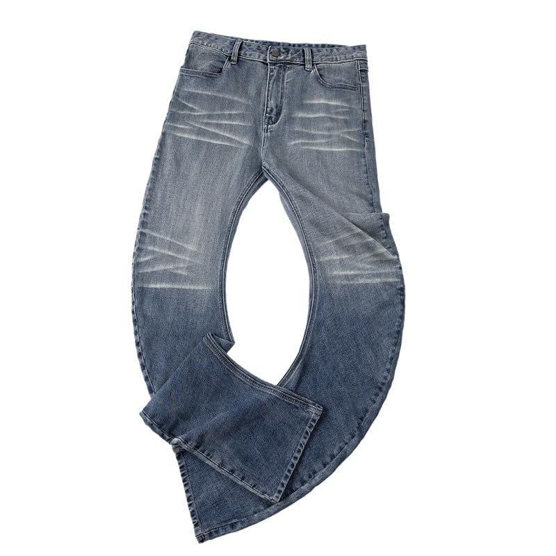 Men's Jeans American High-Street Retro Gradient Loose Straight-Leg Casual Pants3