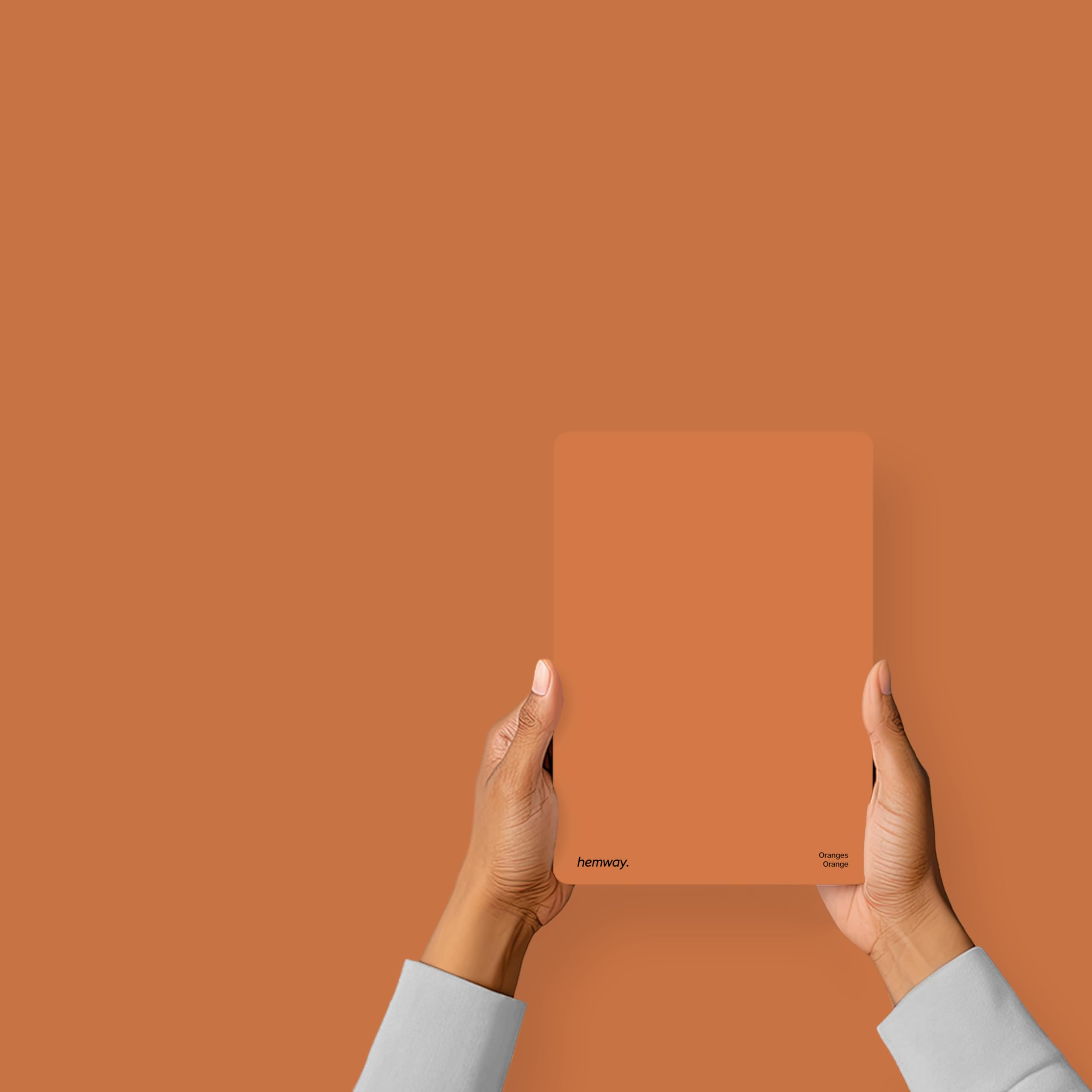 Hemway Orange Peel & Stick Sample Interior Paint | A5 Accurate Colour Swatch, Mess-Free Alternative to Paint Tester Pots, Easy To Use, Eco-friendly, for Kitchen Bathroom Living Room