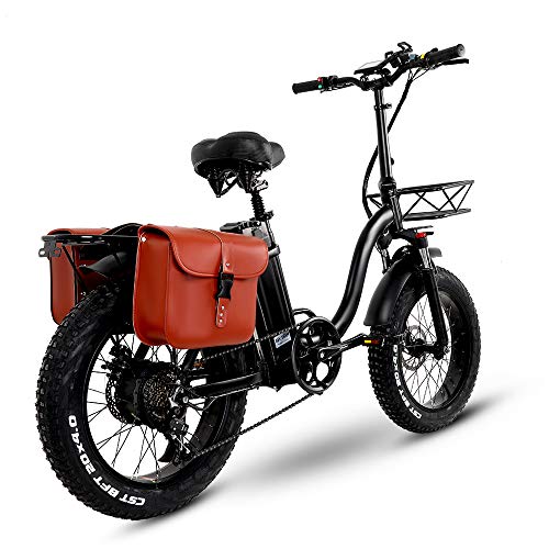 Bicicleta Eléctrica Plegable, Batería de Litio 48V 15Ah Cover