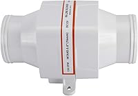 Vista 9 de Yaegoo Marine Boat - Soplador de aire de sentina en línea de 3" DC 12V 130 CFM