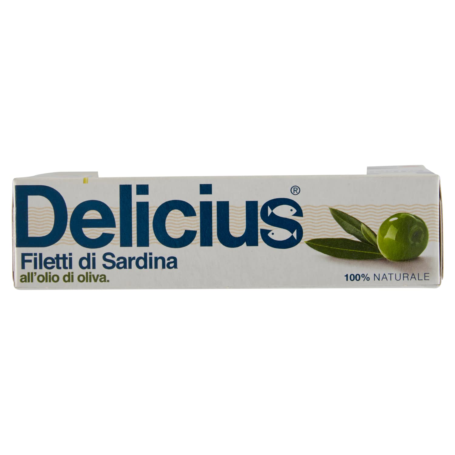 Delicius Scatola di Filetti di Sardina in olio di oliva, 120G (10 pezzi)